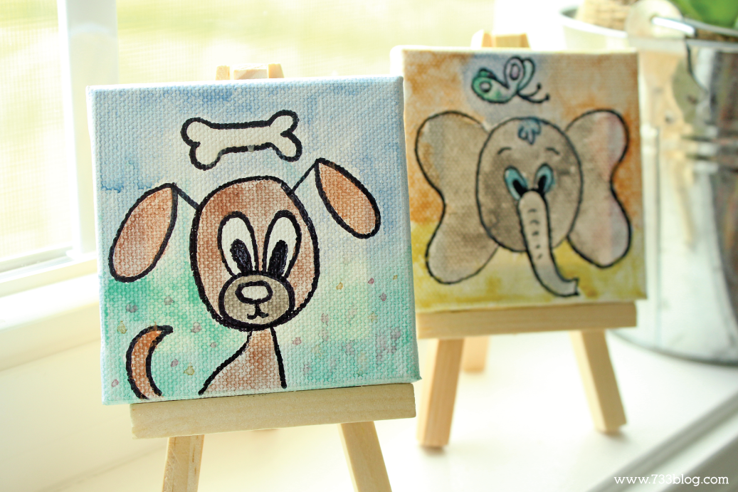 DIY Mini Canvas Art Kits for Kids - Inspiration Made Simple